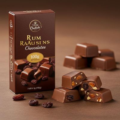 Rum & Raisins Chocolates (100g)